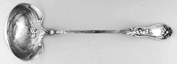 Violet (Sterling, 1905) Solid Soup Ladle by Whiting Manf Co