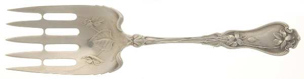 Violet (Sterling, 1905) Small Solid Fish Serving Fork
