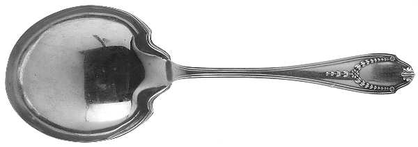 Wedgwood (Sterling, 1910, No Monograms) Preserve Spoon