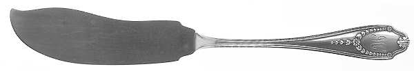 Wedgwood (Sterling, 1910, No Monograms) Individual Solid Fish Knife