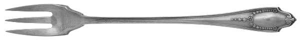 Wedgwood (Sterling, 1910, No Monograms) Cocktail/Seafood Fork