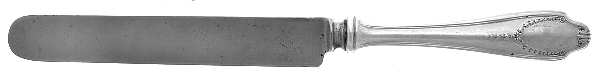 Wedgwood (Sterling, 1910, No Monograms) Blunt Hollow Knife with Bolster