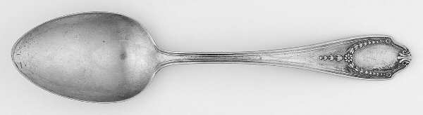 Wedgwood (Sterling, 1910, No Monograms) Dessert/Oval Soup Spoon