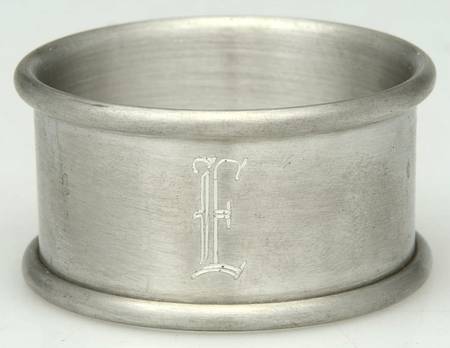 Pewter Hollowware Napkin Ring