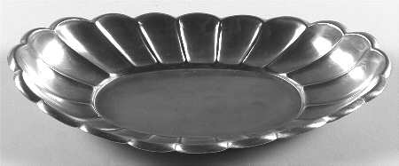 Pewter Hollowware Bread Tray