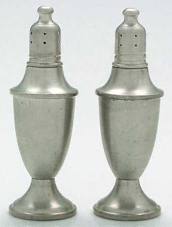 Pewter Hollowware Salt and Pepper Set