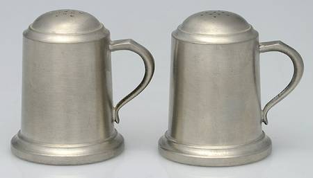 Pewter Hollowware Salt & Pepper Set