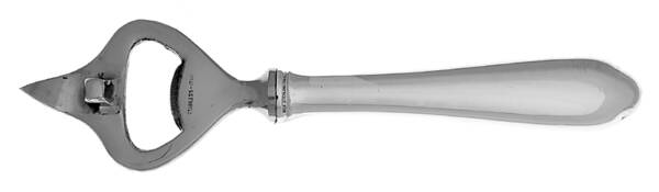 WEB1 (STERLING) Bottle Opener with Stainless Bowl