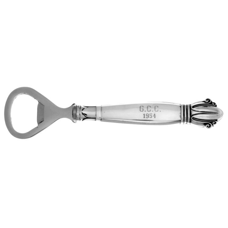 WEB5 (STERLING) Bottle Opener with Stainless Bowl