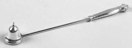 WEB5 (STERLING) Candle Snuffer with Silverplate Implement