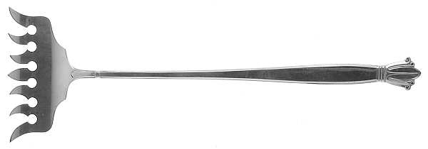WEB5 (STERLING) Bacon Fork (All Solid Piece)