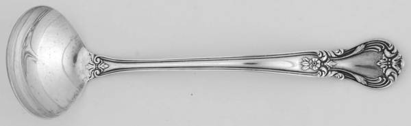Ancestry (Sterling, 1940) Solid Piece Cream Ladle