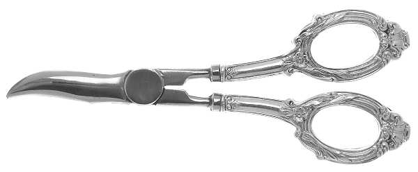 Ancestry (Sterling, 1940) Grape Shears with Hollow Handle