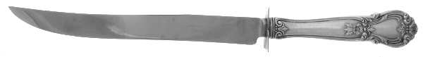Ancestry (Sterling, 1940) Large Carving/Roast Knife StnlBl w/Sterling Guard