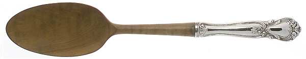 Ancestry (Sterling, 1940) Salad Serving Spoon with Wooden Bowl