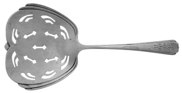 Bridal (Sterling, 1931) Small Pierced Nut Serving Spoon