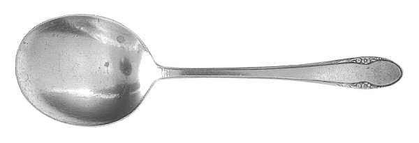 Colonial Bead (Sterling, 1930) Straight Handle Baby Spoon