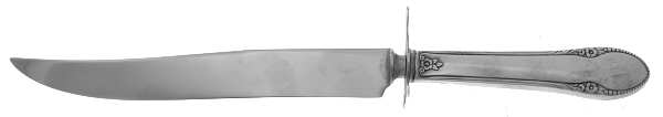 Colonial Bead (Sterling, 1930) Small Carving Knife W/Sterling Guard
