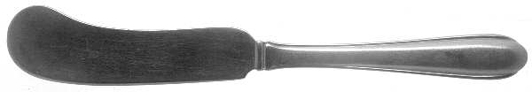 Fiancee (Sterling, 1931) Flat Handle Butter Spreader