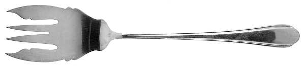 Fiancee (Sterling, 1931) Medium Solid Cold Meat Serving Fork