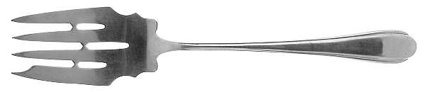 Fiancee (Sterling, 1931) Small Solid Cold Meat Serving Fork