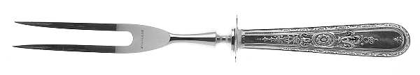 Lady Sterling (Sterling, 1925) Small Steak Carving Fork with Stainless Prongs