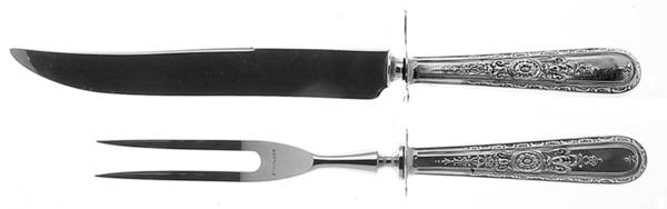 Lady Sterling (Sterling, 1925) Small Stainless Blade 2-Piece Steak Carving Set