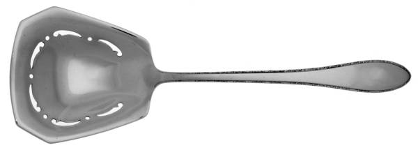 Silver Thread (Sterling, 1940) Pierced Pea Spoon/Nut Spoon