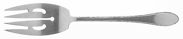 Silver Thread (Sterling, 1940) Small Solid Cold Meat Serving Fork