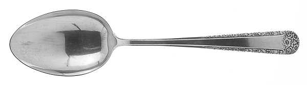Tea Rose (Sterling, 1940) Tablespoon (Serving Spoon)