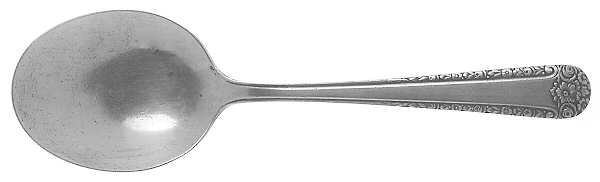Tea Rose (Sterling, 1940) Straight Handle Baby Spoon
