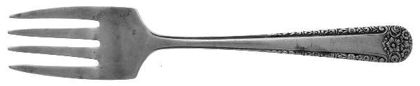 Tea Rose (Sterling, 1940) Baby Fork
