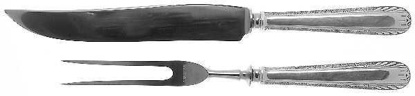 Victorian (Sterling, 1935) Small Stainless Blade 2-Piece Steak Carving Set