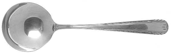 Victorian (Sterling, 1935) Round Bowl Soup Spoon (Bouillon)
