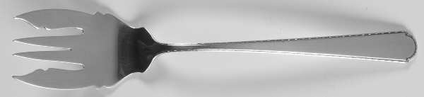 Virginia Sterling (Sterling, 1929) Medium Solid Cold Meat Serving Fork