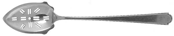 Virginia Sterling (Sterling, 1929) Pierced Bowl Short Handle Olive Spoon