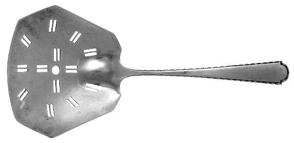 Virginia Sterling (Sterling, 1929) Solid Bon Bon Spoon with Pierced Bowl