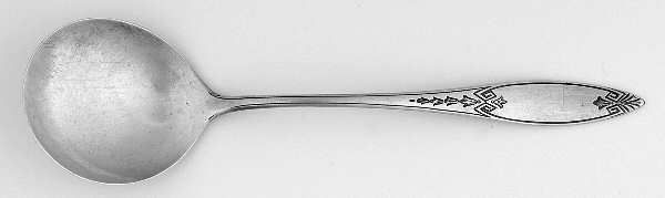 WED7 (STERLING) Round Bowl Soup Spoon (Bouillon)