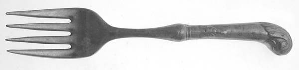 Bishop White (Armetale, Flatware) Large Solid Cold Meat Serving Fork