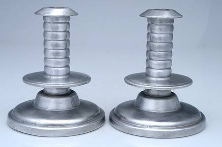 Armetale Hollowware (Non-Silver) Pair of 6" Candlesticks
