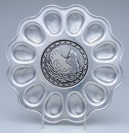 Armetale Hollowware (Non-Silver) Deviled Egg Tray (Holds 12)