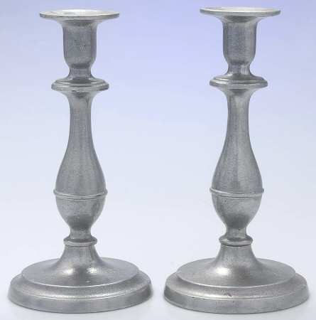 Armetale Hollowware (Non-Silver) Pair of 9" Candlesticks