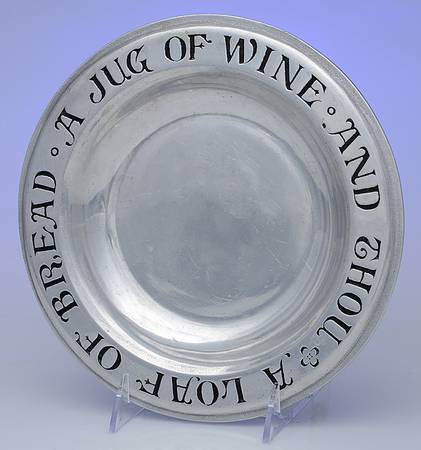 Armetale Hollowware (Non-Silver) 9" Toast Plate