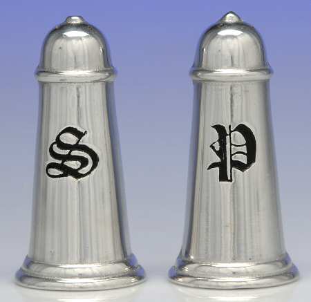 Plough Tavern (Armetale, Hollowware) Salt & Pepper Set