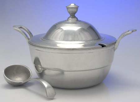 Plough Tavern (Armetale, Hollowware) Tureen & Lid with Ladle