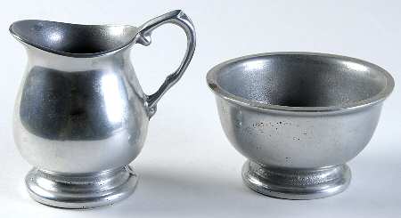 Plough Tavern (Armetale, Hollowware) Mini Creamer and Open Sugar Set