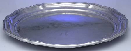 Queen Anne (Armetale, Hollowware, Glossy) Tray for Punch Bowl