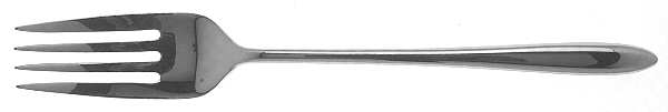 Aura (Stainless) Vegetable Serving Fork (Solid)