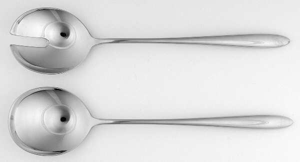 Aura (Stainless) (2 Pc) Solid Salad Set