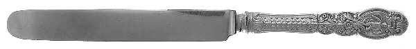 Ariel (Sterling, 1895) Blunt Hollow Handle Knife W/Bolster